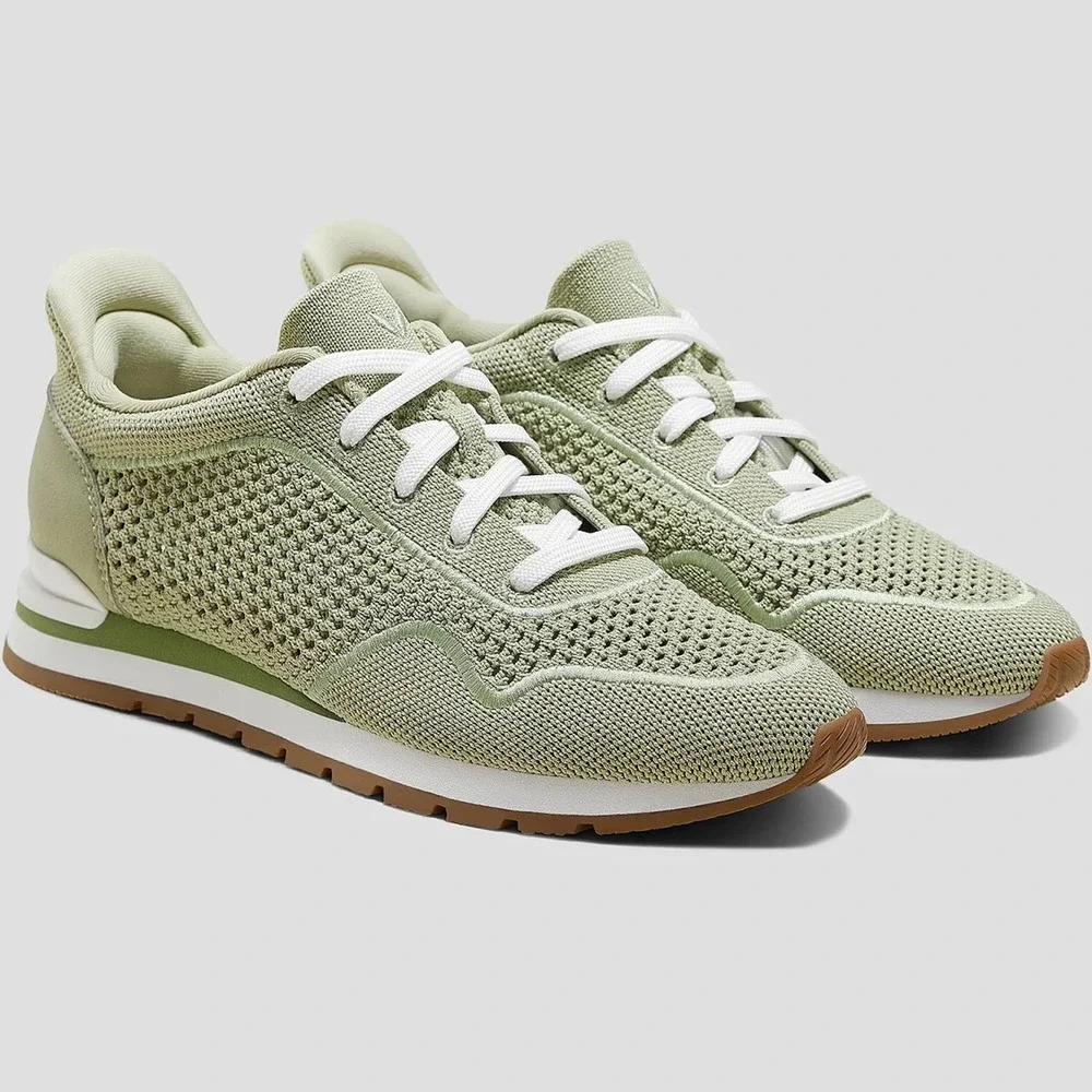 Vivaia AllDay SlipOn Breathable Mesh Comfort Casual Retro Matcha Sneakers 6
